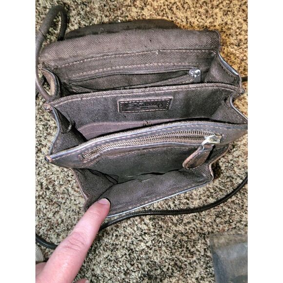 Fossil | Vintage Dark Brown Leather Crossbody - Picture 5 of 7
